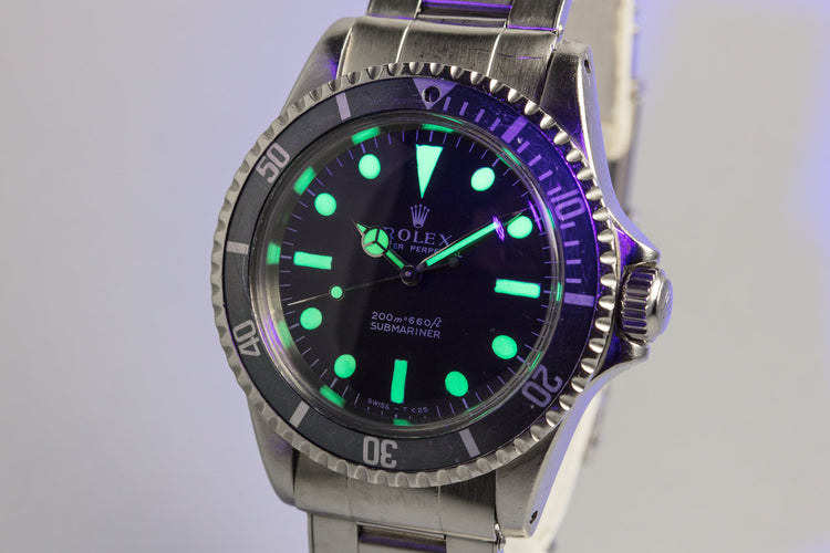 1967 Rolex Submariner 5513 Meters First Dial