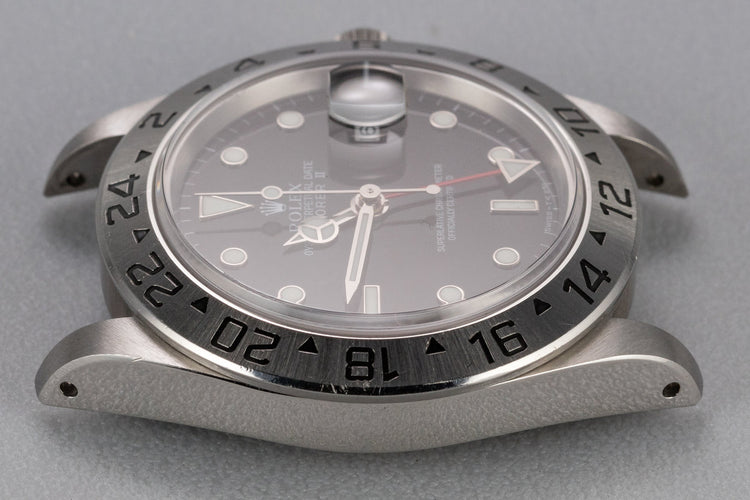 1997 Rolex Explorer II 16570 Black Dial