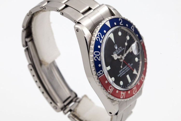 1972 Rolex GMT 1675 with Service dial and Hands