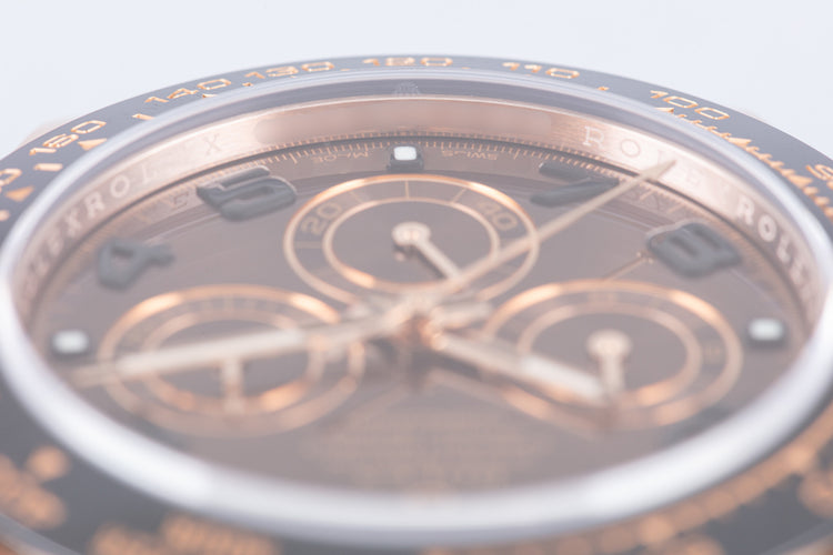 2018 Rolex 18K Everose Gold Daytona 116515LN with Box & Card