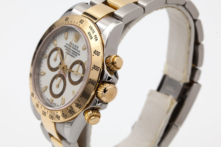 2003 Rolex Two Tone Daytona 116523 with Box and Papers