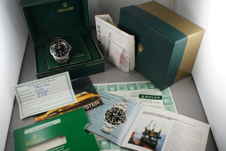1987 Rolex Submariner 5513 with Box and Papers