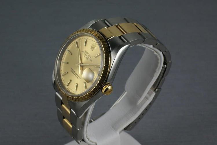 Rolex Date Two Tone 15233 with Oyster Bracelet