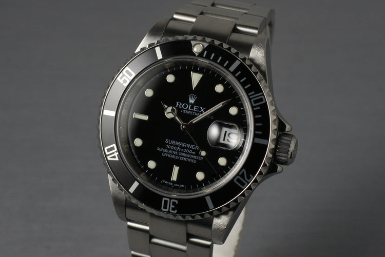 2007 Rolex Submariner 16610T
