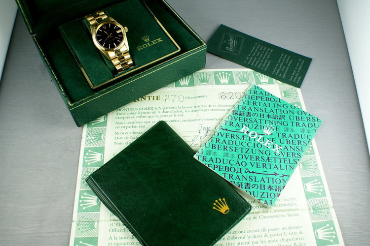 Rolex Midsize President 6827 with box and papers