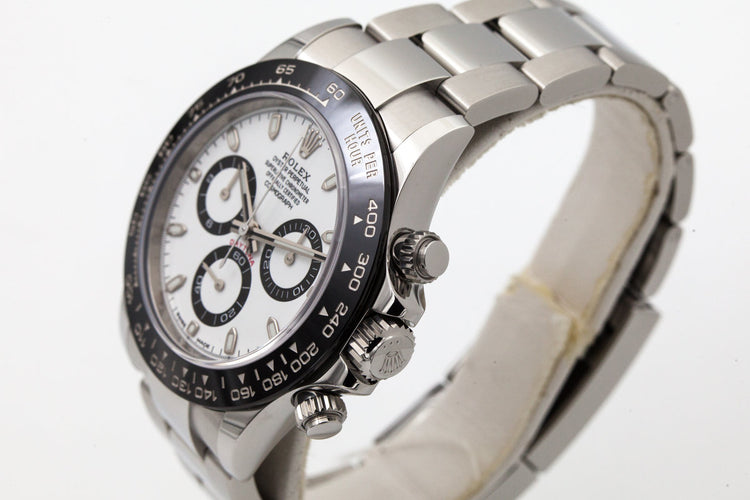2017 Rolex Ceramic Daytona 116500LN White Dial with Box and Papers
