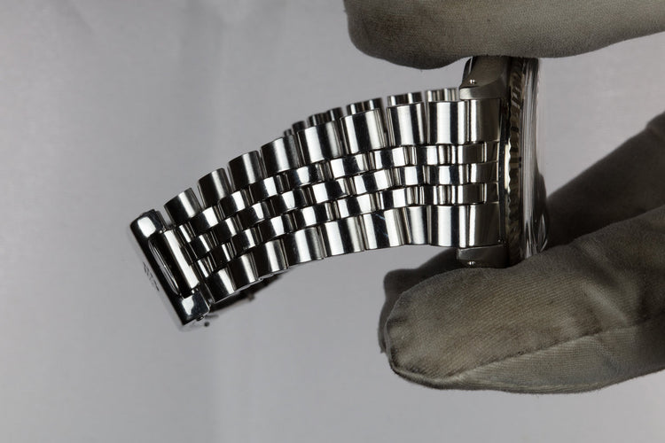 1972 Rolex DateJust 1601 No Lume Grey Dial with Box and Double Punched Papers