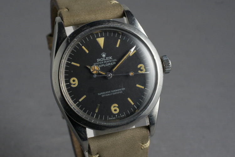 1967 Rolex Explorer 1 1016 with Yellow Lume