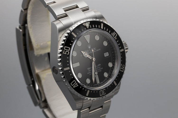 2015 Rolex Sea-Dweller 116600 with Box and Papers