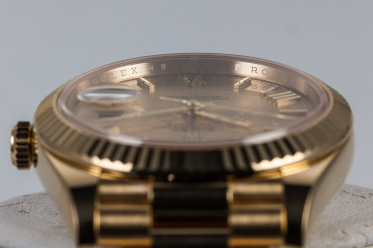 2017 Rolex 18K Day-Date 228238 with Box and Papers