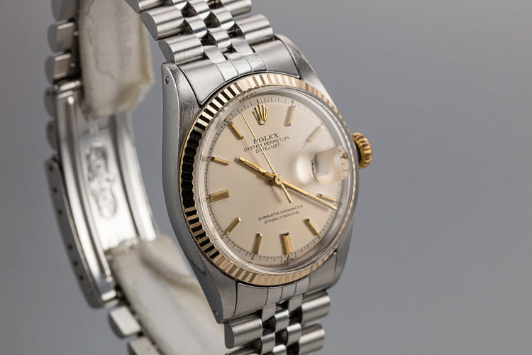 1969 Rolex Two-Tone DateJust 1601 Silver Dial