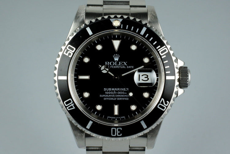 1995 Rolex Submariner 16610