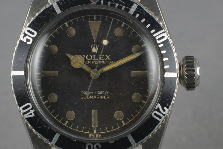 1956 Rolex Submariner Big Crown 6538