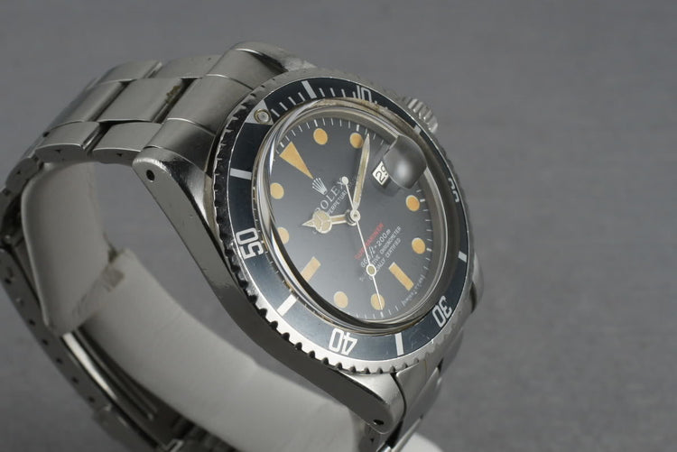 1971 Rolex Red Submariner 1680 Mark IV with Orange Lume