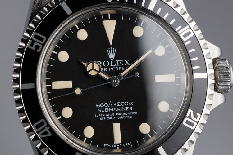1977 Rolex Submariner 5512 with Mark 1 Maxi Dial