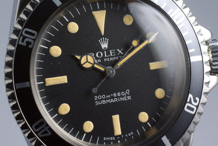 1967 Rolex Submariner 5513 Meters First