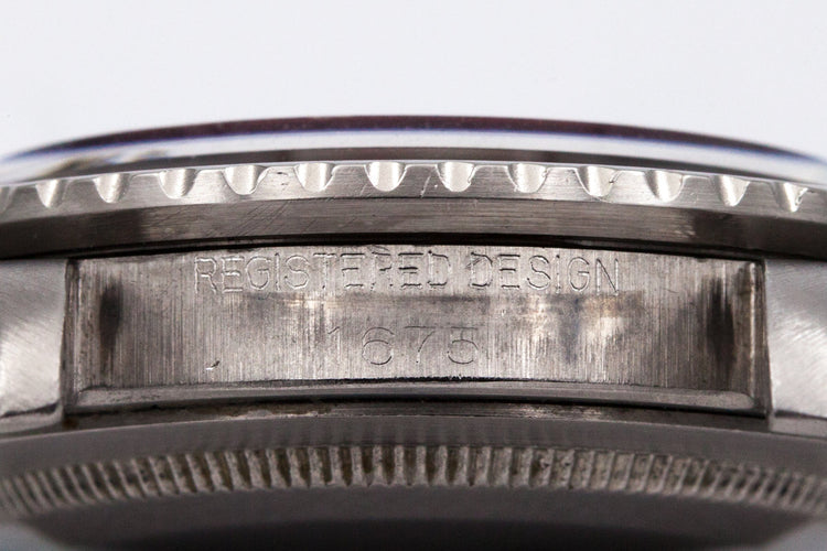 1965 Rolex GMT 1675 Glossy Gilt Dial