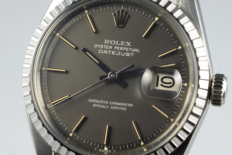 1970 Rolex DateJust 1603 Gray Dial