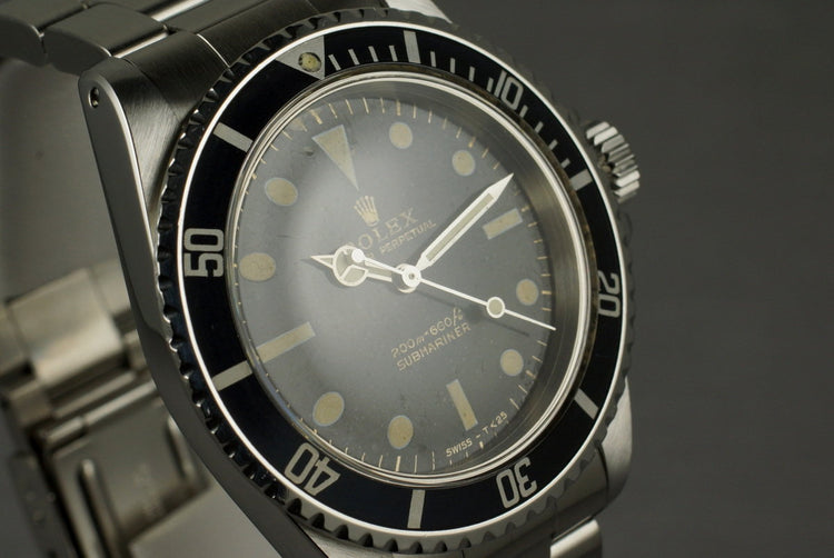 1964 Rolex Submariner 5513 with Gilt Meters First Dial