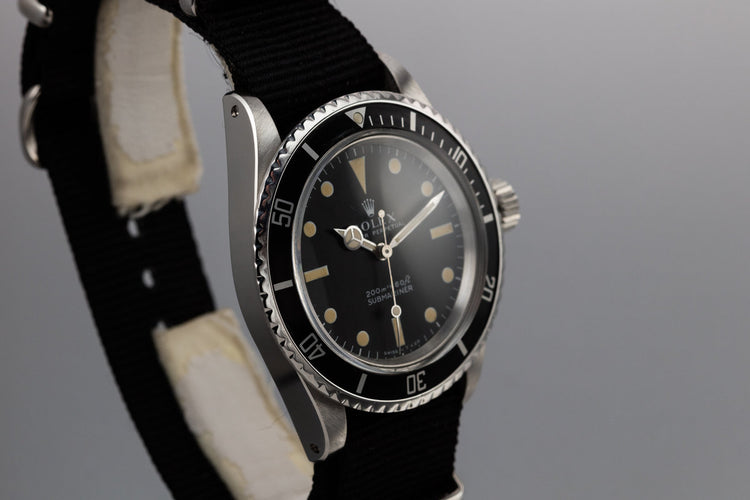 1967 Rolex Submariner 5513 Meters First Dial