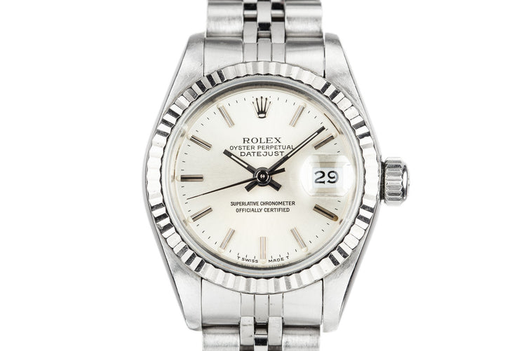 1987 Rolex Ladies DateJust 69174 Silver Dial with Box and Papers