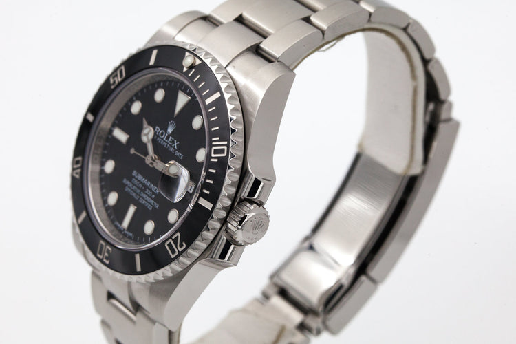 2016 Rolex Submariner 116610LN with Box and Papers