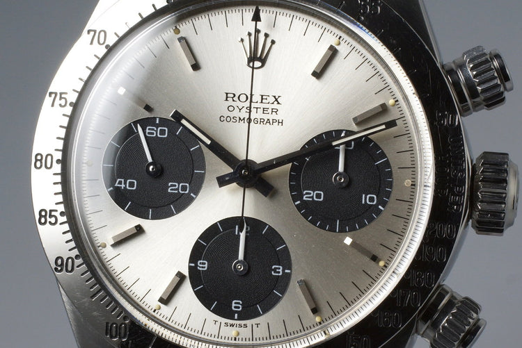 1972 Rolex Daytona 6265 Silver Dial with Box and Papers