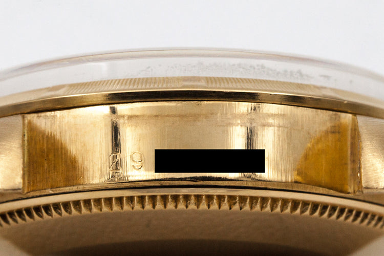 1971 Rolex Yellow Gold Oyster Perpetual 1005 Gold Mosaic Dial