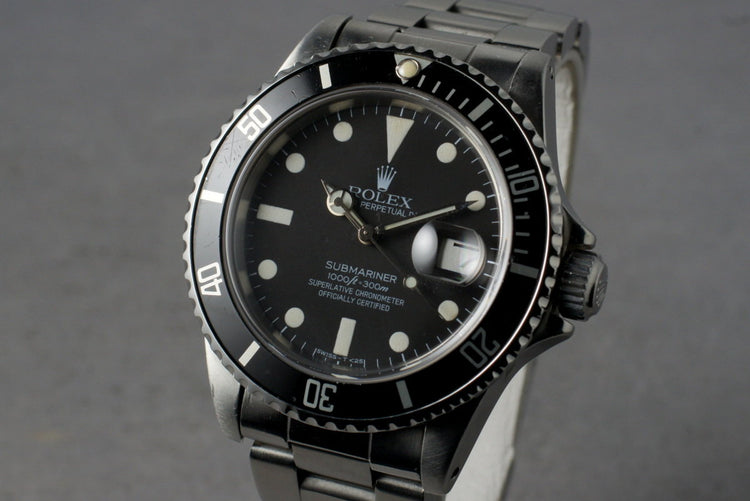 1981 Rolex Submariner 16800
