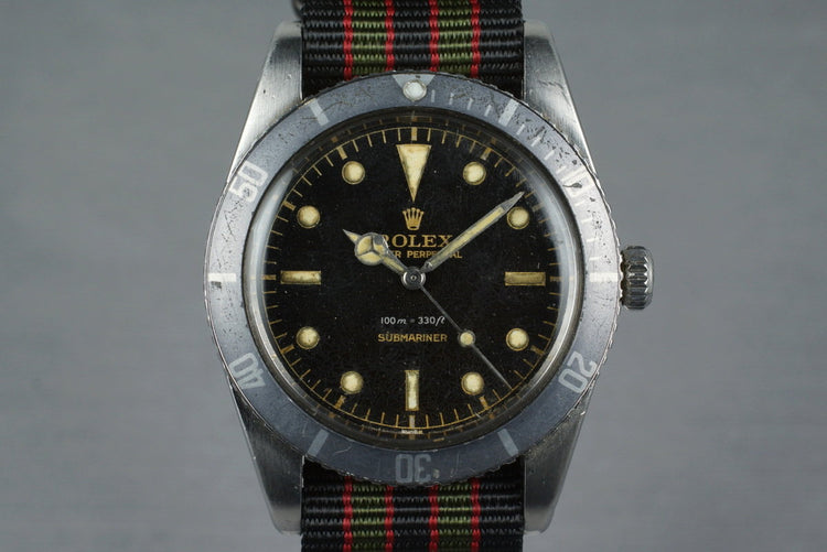 1958 Rolex Submariner 5508 Gilt Chapter Ring