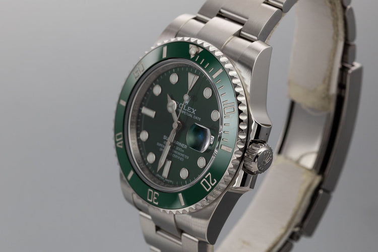 2018 Rolex Ceramic Submariner 116610LV "Hulk" with Box and Papers