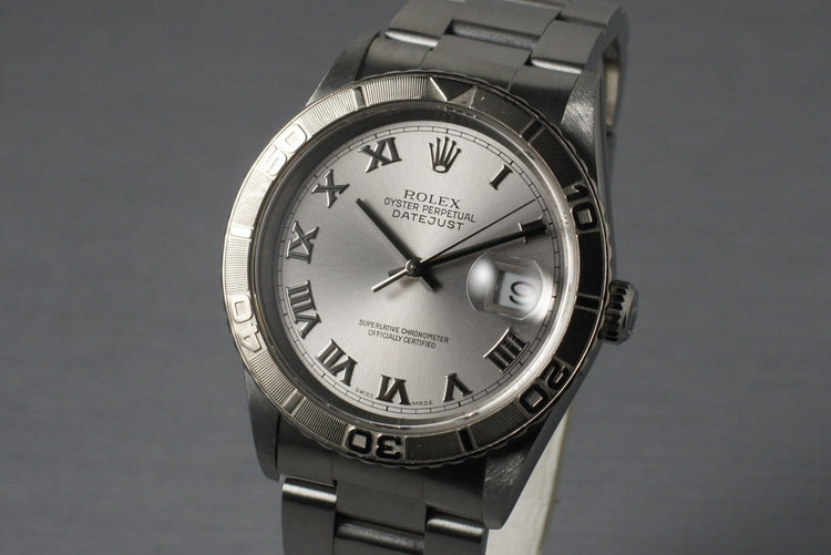 2003 Rolex DateJust 16264 Thunderbird with Box and Papers