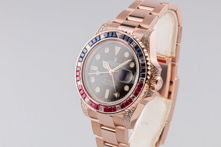 2020 Rolex GMT-Master II 18K "Everose" Gold 126755SARU Full Set