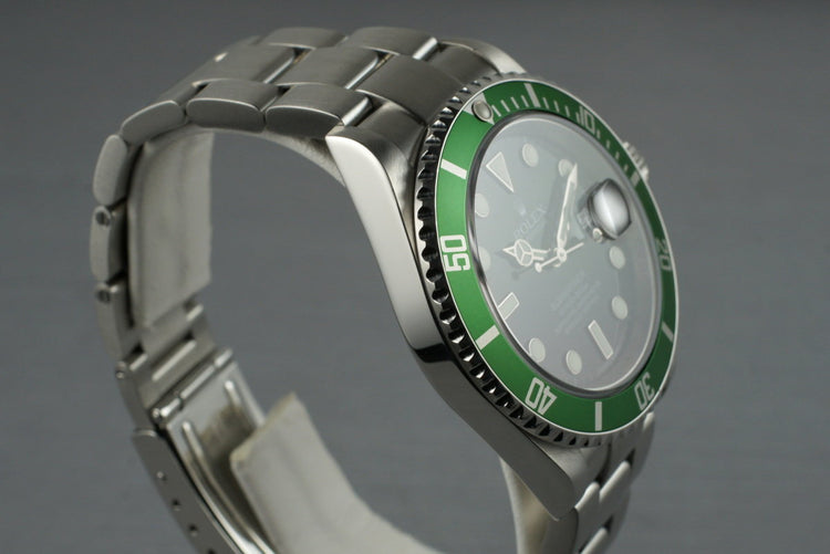 2009 Rolex Submariner 16610V with Box and Papers