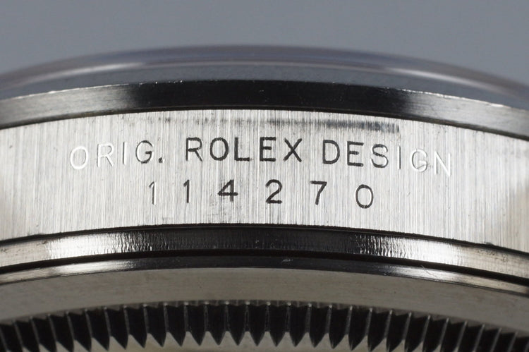 2001 Rolex Explorer 114270