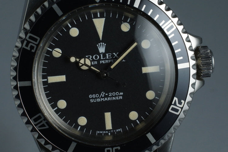 1970 Rolex Submariner 5513 with Serif Dial