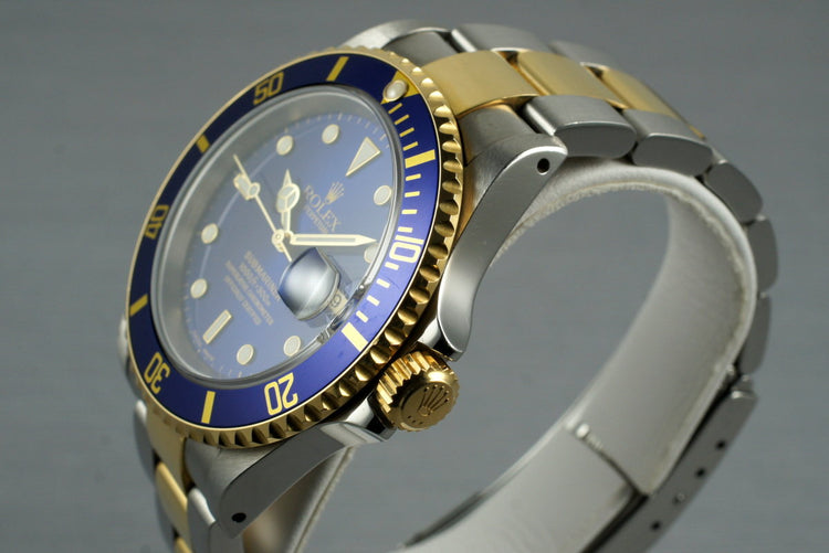 2000 Rolex Two Tone Submariner 16613