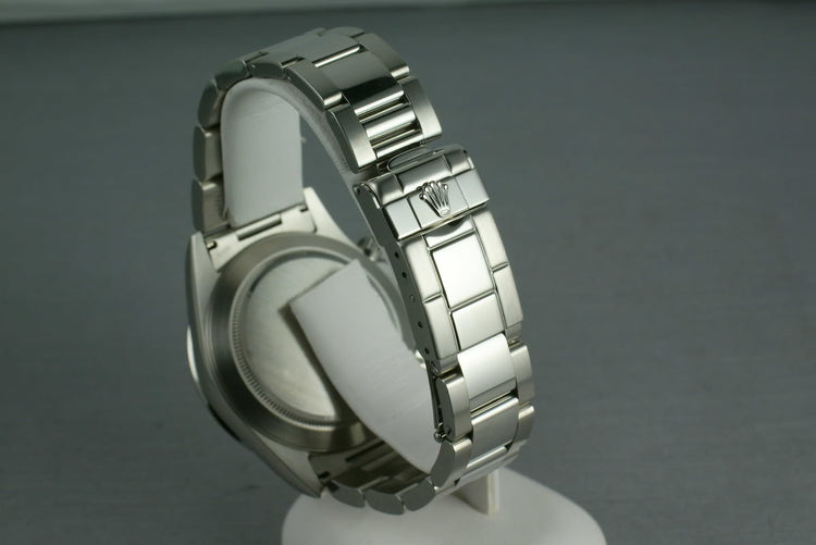 Rolex SS Zenith Daytona 16520 “white dial ” MINT and unpolished Box and papers