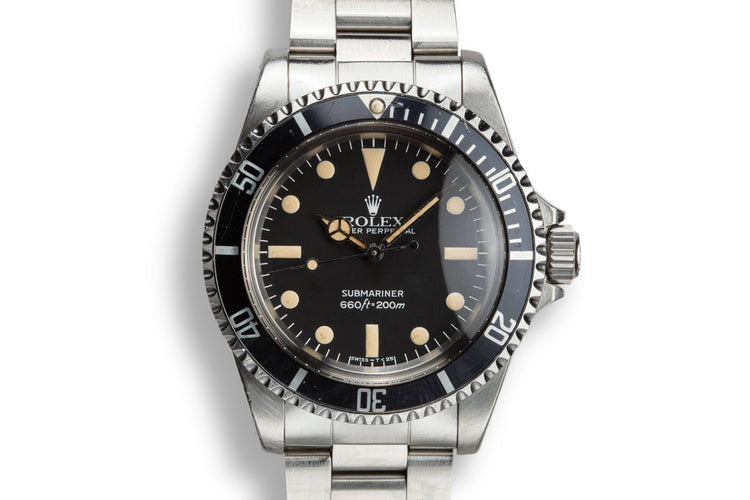 1982 Rolex Submariner 5513 with MK IV Maxi Dial