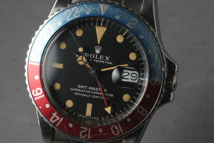 1968 Rolex GMT-Master Ref: 1675 with Mark 1 dial