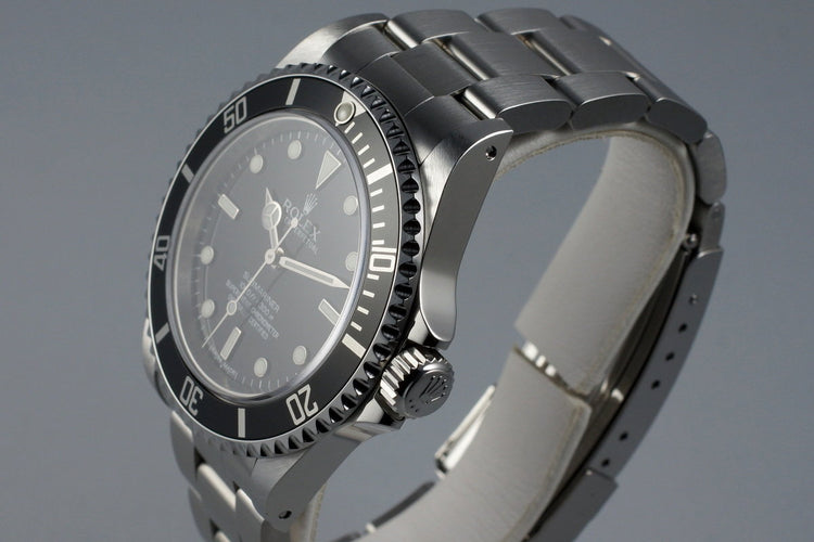 2010 Rolex Submariner 14060M with 4 Line Dial