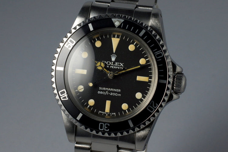 1979 Rolex Submariner 5513 Mark II Maxi Dial