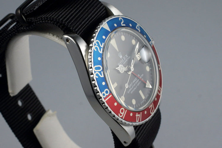 1968 Rolex GMT 1675 Brown Mark I Dial