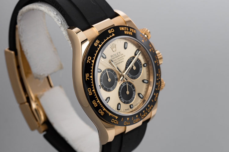 2017 Rolex 18K Gold Ceramic Daytona 116518LN with Box and Papers