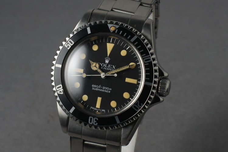 1967 Rolex Submariner 5513 with Box and Papers