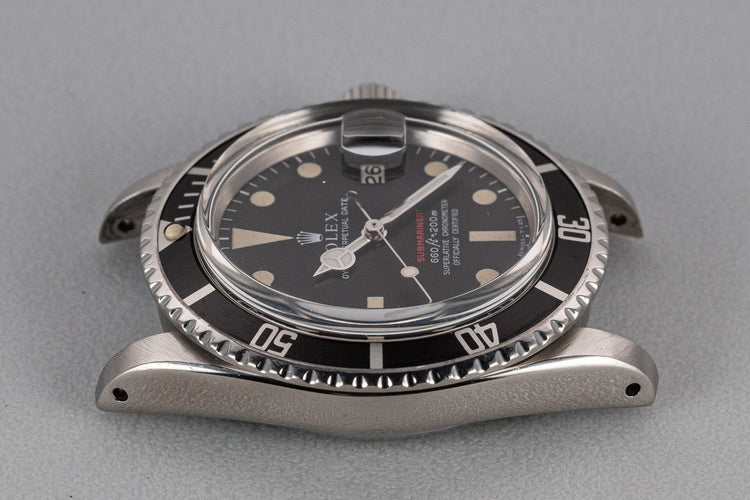 1971 Rolex Red Submariner 1680 MK IV Dial with Box and Service Papers