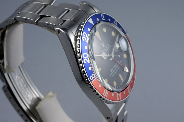 1972 Rolex GMT 1675 Mark I Dial