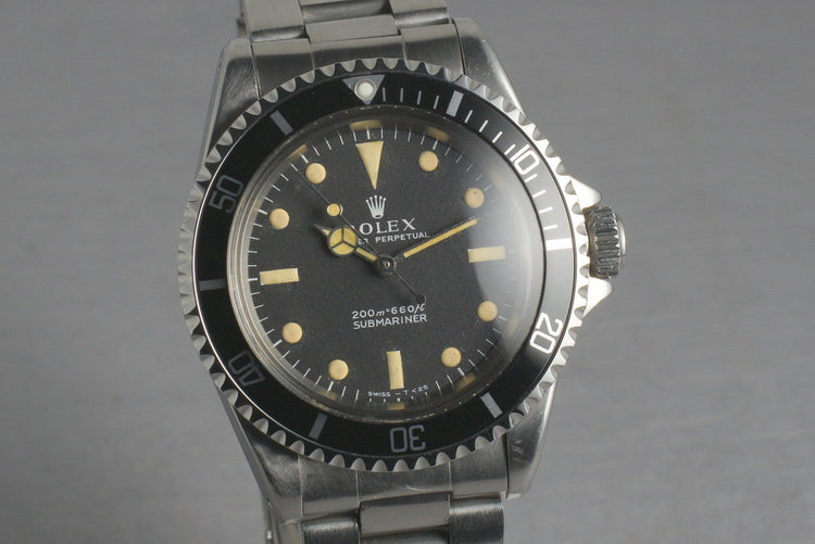 Rolex Submariner 5513 Meters First with creamy markers