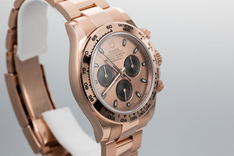 2016 Rolex Rose Gold Daytona 116505 with Box and Papers