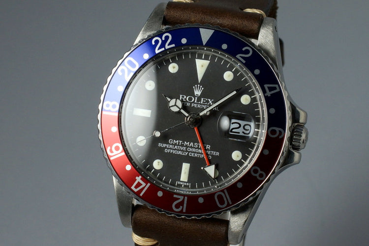 1979 Rolex GMT 1675 Service Dial